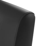 Bush Business Furniture Arrive Waiting Room Guest Chair with Arms in Black Vinyl, Reception Area Seating for Office and Lobby Bush Business Furniture