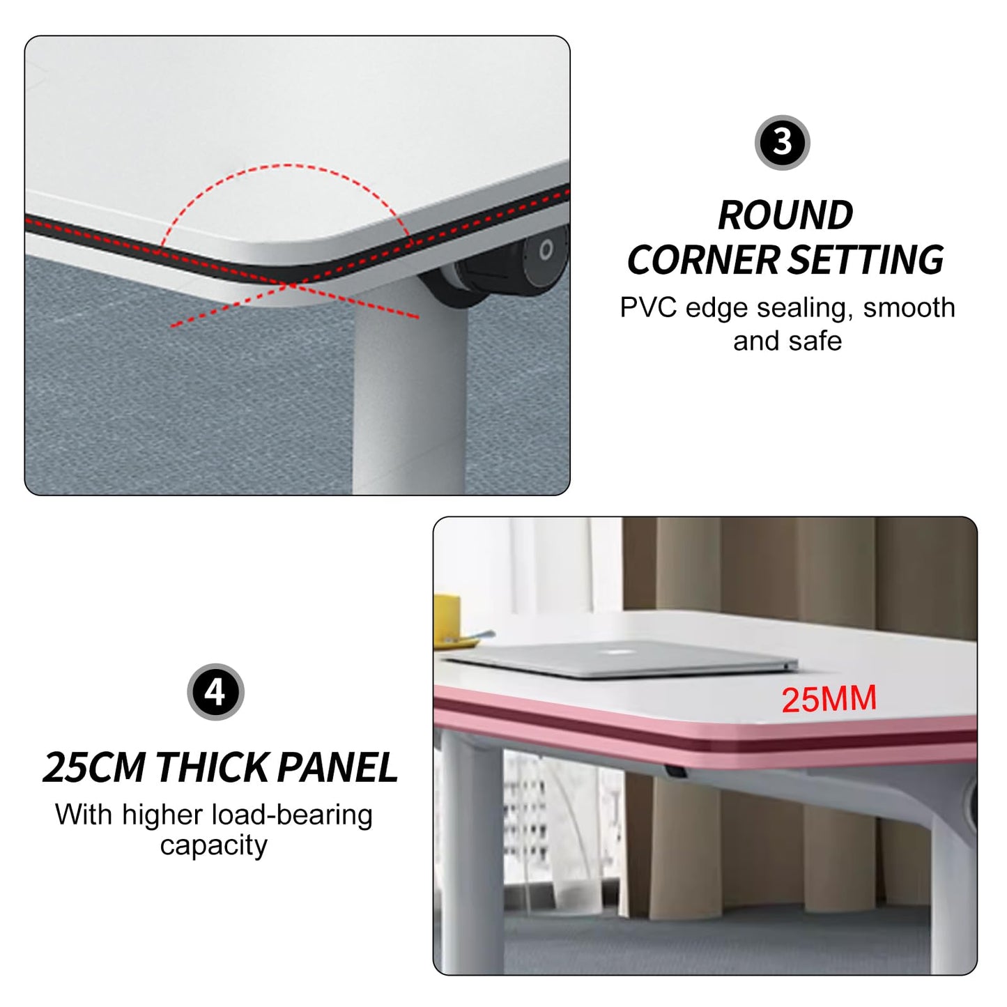 Conference Table Flip Top Mobile Training Table,White Folding Conference Room Table,Modular Meeting Table with Silent Wheels,Rounded Corner Design with Strong Metal Legs for Office,Classroom  - WoodArtSupply