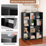 12 Cube Storage Organizer, Storage Shelf Organizer Bookshelf with Open Back, Open Shelf Bookcase, Wood Cubby Closet Cabinet Display Unit with 6 Removable Back Panels for Living Room Bedroom, White JupiterForce