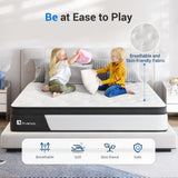 Avenco California King 12 Inch Hybrid Mattress - Medium Firm, CertiPUR-US Foam, Pressure Relief, Motion Isolation, Breathable Fabric Avenco