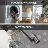 Artoid Mode Grey Snowman Deer Tree Christmas Area Rug, Winter Home Decor Low-Profile Washable Area Rugs for Entryway Bedroom Living Room Laundry Room Indoor 5x7 Feet Artoid Mode