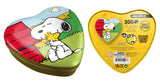 AQUARIUS Peanuts Snoopy & Woodstock 300pc Puzzle in Heart Shaped Tin - Glare Free - Precision Fit - Officially Licensed Peanuts Merchandise & Collectibles - 13x14 Inches AQUARIUS