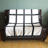 1 Pack Sublimation Blanket Blanks 40"X60" Throw Blankets for Heat Press, Baby Printed Blanket, DIY Custom Personalised Sublimation Photo with 20 Panel GEKIXUTP