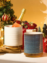 DOWAN Utensil Holder, 360° Rotating Extra Large Cooking Utensil Holder, 7.6" Kitchen Utensil Holder for Countertop, Utensil Crock for Farmhouse Kitchen Decor, Ceramic Stable Utensil Caddy, White DOWAN