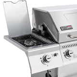 Royal Gourmet 5-Burner Propane Gas Grill with Side Burner, Stainless Steel Barbeque Grills, Silver, GA5404S Royal Gourmet