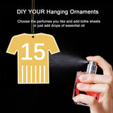 50 pcs Sublimation air fresheners Blanks ，Sublimation Blanks Products DIY Air Freshener for Car and Home Hanging Decoration Sublimation car freshener Blanks Sublimation Ornaments Blank GEKIXUTP