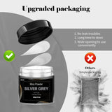 Silver Mica Powder Pigment (100g) -Cosmetic Grade Metallic Mica Powder for Epoxy Resin, Lip Gloss, Soap,Candle Making,Bath Bombs,Tumblers, Jewelry, Dyes, and DIY Crafting Projects(Silver Grey, 3.5oz) BIJIZME