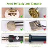 Customisable Electric Branding Iron by Yuwu – Precision Marking Tool for Wood, Leather, and Culinary Crafts (1.5x1.5 Inch) Yuwu