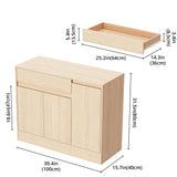 Housoul Shoe Cabinet Storage with 3 Doors, Freestanding Shoe Cabinet with Drawer & Adjustable Shelves, Wooden Shoe Organizer for Entryway, Hallway, Oak Housoul