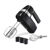 Hamilton Beach Electric Hand Mixer, 6 Speeds + Stir Button, 300 Watts of Peak Power for Powerful Mixing, Includes Whisk and Storage Clip, Black (62628) Hamilton Beach