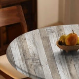 LXCREAT Faux Wood Butcher Block Contact Paper, Shiplap Peel and Stick Wallpaper Wooden Planks for Walls 17.5"X118", Natural Grey Self Adhesive Removable Rustic Wallpaper for Shelf Kitchen Decoration LXCREAT