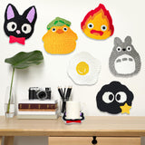 PUNICA Punch Needle Kit for Beginners, Kids & Adults Coaster Set of 6, Easy DIY Embroidery Set Starter Craft Gift with Cute Cartoon Decoration PUNICA