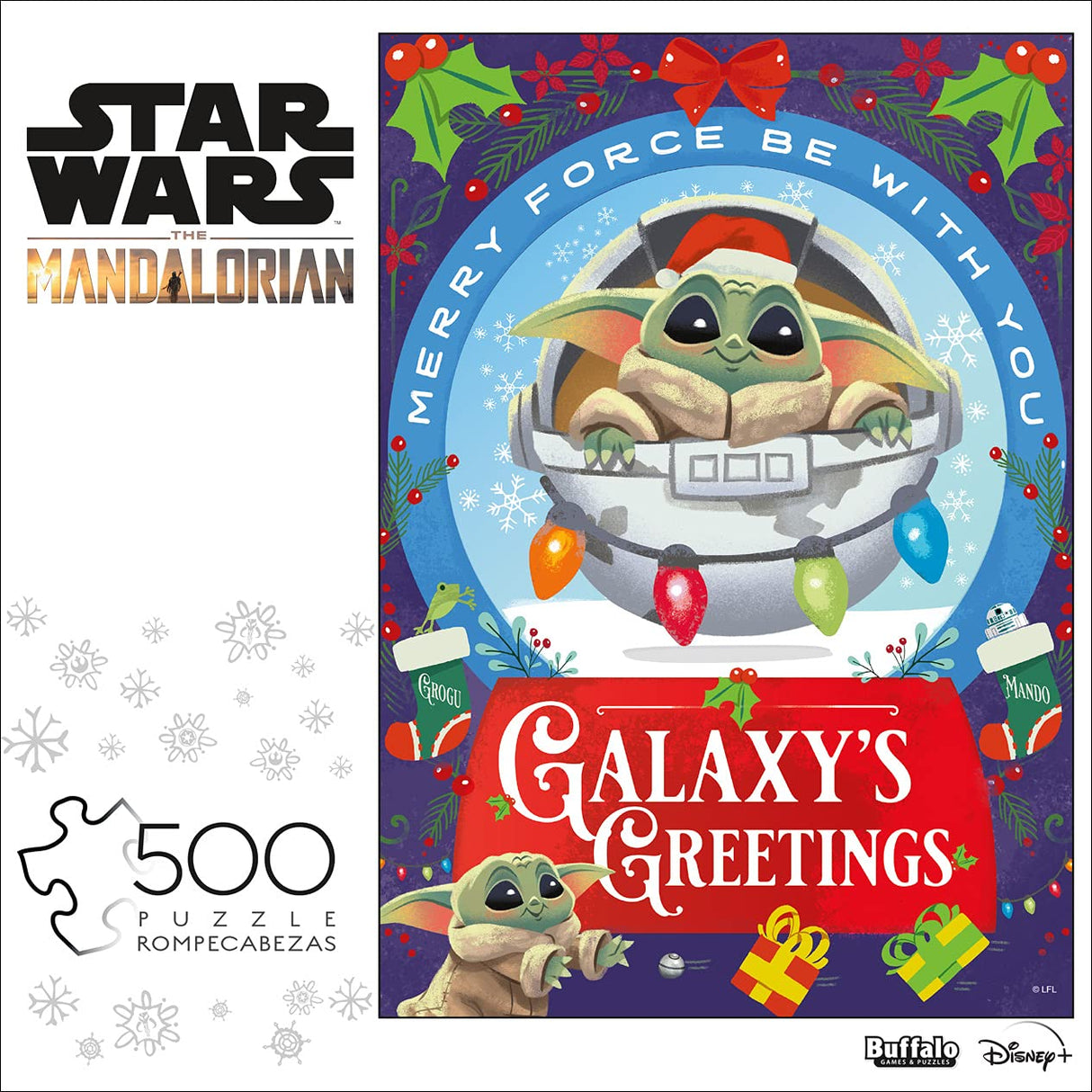 Buffalo Games - Star Wars - : Galaxy's Greetings - 500 Piece Jigsaw Puzzle for Adults -Challenging Puzzle Perfect for Game Nights - Finished Size is 21.25 x 15.00 Buffalo Games