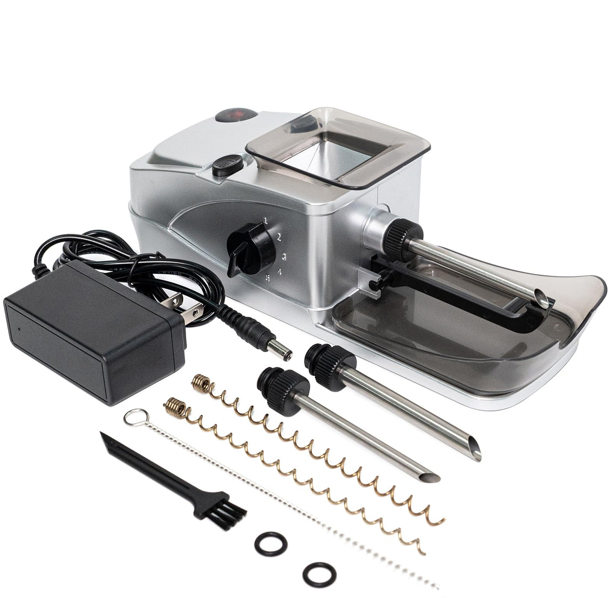 Electric Cigarette Rolling Machine, 5-Gear Adjustable Automatic Tobacco Roller Maker, 3 in 1 for King/Regular Size Cigarettes 5.5 mm/6.5 mm/8 mm YoShin