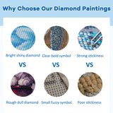 TOSTOG Turtle Diamond Art Kits for Adults, DIY Starfish Diamond Paintings Kits for Adults Beginner, Full Drill Beach Diamond Paintings Kit, Cute Turtles Gem Painting Wall Art Decoration 12 * 12 Inch. TOSTOG