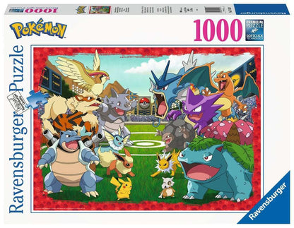 Ravensburger 1000 Piece Pokemon Jigsaw Puzzles for Adults and Kids Age 12 Years Up - Showdown, Black