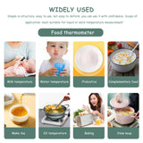 Kisangel Digital Meat Thermometer Cooking Instant Read Temp Probe 30℃~300℃ Read Digital Cooking Candle Liquid Making for Oil Deep Fry Oven Kisangel