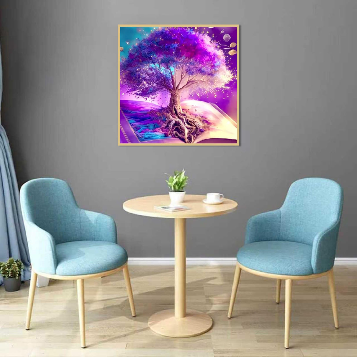 JFYHAB Tree of Life Diamond Painting Kits - DIY Christmas Book Diamond Art Kits for Adults Beginners, Book Tree Diamond Dots Gem Arts Painting Kit for Home Well Decor 12 x12 Inch JFYHAB