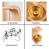 Artisan Shopkeepers Bell Doorbell for Door Opening, Magnetic Wood Wind Chime for Door Garden Restaurant Room DsoneJagr