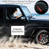 OUCPC Blank Car Magnets with 40 mils, 1 Pack 17” x 12” Car Magnets and Decals, Rounded Corners Car Door Magnets, Magnet for Car to Advertise Business, Prevent Car Scratches & Dents OUCPC