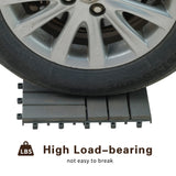 MCombo Interlocking Deck Tiles, Wood Outdoor Flooring, Solid Wood Acacia Deck Tiles for Patio Lawn Garden Balcony and Backyard (Pack of 10, 12" x12") (Light Grey) MCombo