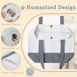 LeCorner Canvas Tote Yarn Bag Organizer, Lightweight Storage for Knitting, Portable Travel Bags and Totes, Crochet Accessories, Knitting Kit Holder LeCorner