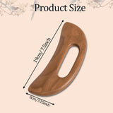Wooden Cellulite Massager, Body Guasha Tool Lymphatic Drainage Massager Muscle Scraper Back Massage Tool Relieve Muscle Fatigue, Body Gua Sha Paddle Anti Cellulite Tool for Women and Men Mozeat Lens