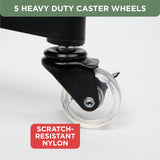 Rolling Christmas Tree Stand for up to 9 Foot Artificial Trees - Heavy-Duty Xmas Tree Stand Base with Casters and Adjustable Base - Compatible with Most Upright Tree Bags – Up to 120 lbs. HOLDN’ STORAGE