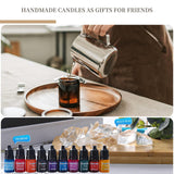 Sel Natural 4.4 lb Gel Wax for Candle Making Clear High Density Jelly Candle Wax with 100 Wick, 100 Wick Stickers and 10 Dye for DIY Project Making Supplies Sel Natural