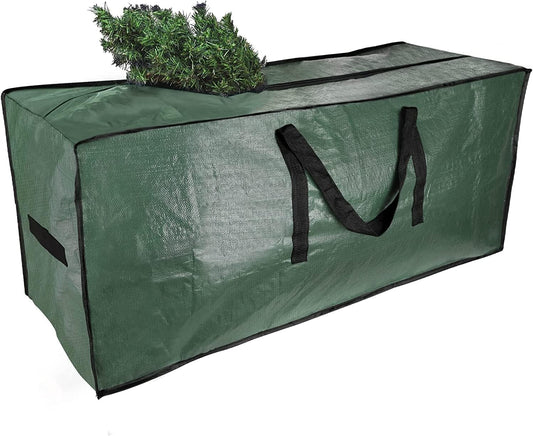 Christmas Tree Bag 9 ft Christmas Tree Storage Bag Waterproof Christmas Tree Storage Box Plastic Hard Large Christmas Tree Bag Heavy Duty