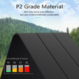 Dresser for Bedroom with 6 Drawers, Black Double Dresser Wood Farmhouse Chest of Drawers, Modern Closet Storage Furniture, Wide Wooden TV Stand Clothes Organizer Cabinet for Hallway, Living Room Xixini