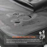 Nicpro Large Art Portfolio Bag 35 x 43 Inches Waterproof Nylon Artist Storage Case with Shoulder Strap, Storage Carrying Bag for Professional Artwork Sketch Drawing Canvas Photography Poster Nicpro