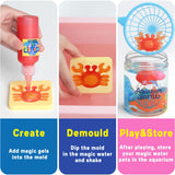 Magic Water Elf Toy Kit - Crafts kit for Kids - Arts and Crafts for Girls - Magic Gel Water Pets - Make Your Own Squishies Squishy Maker Toys - Kid Toys Birthday Gifts for Girls Boys Ages 3-12 MINISENTIALS