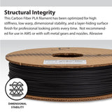 Protopasta 3D Printer Filament, PLA Filament 1.75mm, Composite Carbon Fiber PLA, 500g Spool Proto-Pasta