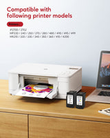 PG-210XL/CL-211XL Ink Cartridges Compatible Replacement for Canon 210 211, 210XL 211XL Ink Combo Pack Use to Canon MP495 MP280 MP490 MP480 MP270 MP240 MX420 MX410 MX350 (2 Pack) Axlio