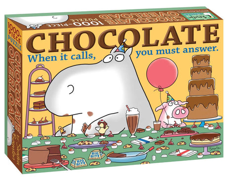 Chocolate Overload: 1000-Piece Puzzle (Boynton for Puzzlers) WoodArtSupply