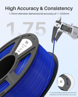 ELEGOO PLA+ Filament 1.75mm Black & White 2KG, High Toughness PLA Plus 3D Printer Filament Dimensional Accuracy +/- 0.02mm, 2pcs 1kg Spool(2.2lbs) for Most FDM 3D Printers ELEGOO