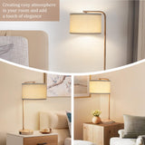 Farmhouse Table Lamp, Fully Dimmable Bedisde Lamp with Dual USB Charging Ports, Modern Nightstand Lamp, Tall Table Lamp Desk Reading Lamp for Living Room, Bedroom, Office, 9W LED Bulb Included Seaside village