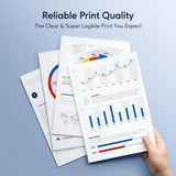 Forzik Compatible Toner Cartridge Replacement for Brother TN760 TN-760 TN730 TN-730 High Yield Compatible with DCP-L2550DW HL-L2350DW MFC-L2710DW Printer (4 Black) Forzik