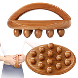 NXCYLW Wood Therapy Fascia Release Massage Tools, Manual Trigger Point Lymphatic Drainage Cellulite Massager, Wooden Massage Brush Gua Sha Body Sculpting Tool, Pain Relief and Body Shaping NXCYLW