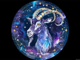 Zodiac Capricorn Sign Funny DIY Diamond Painting Kits Art Kit Full Drill Wall Arts Picture Decor 12x16 inch UPABLUNSO