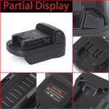 for Dewalt to Milwaukee Battery Adapter, Convert for DeWalt 18v-20v Lithium Batteries to Milwaukee M18 18v Cordless Power Tools Use Echoyee