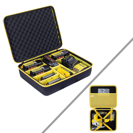 Hard Case for Dewalt 20v/60v Max XR Battery and Charger + DEWALT 20V MAX XR Jig Saw khanka