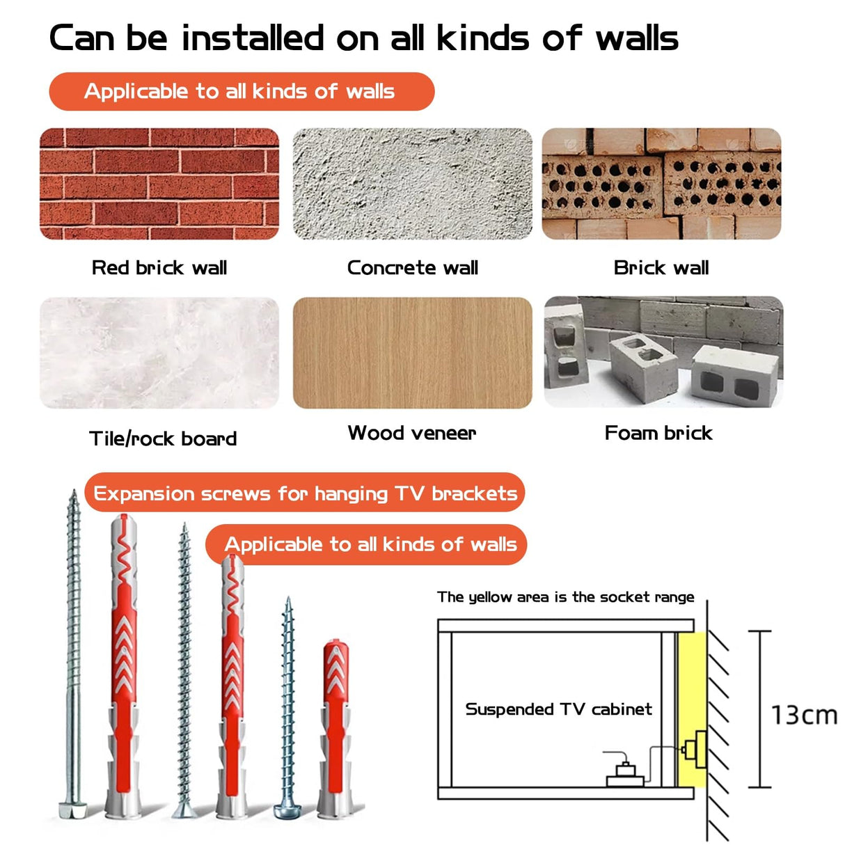 HZAPFUE Floating TV Stand - Wall Mounted Media Console with 2 Drawer, Floating Entertainment Center TV Cabinet, Wall Mounted Audio/Video Shelf for Home Room (Black, 86.61x7.87x9.45IN) HZAPFUE
