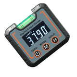 Digital Angle Finder Magnetic & Level Bubble Vial 4 X 90°Angle Gauge Inclinometer, Mini Level Bevel Gauge Protractor for Woodworking, Building, Table Saw, Vertical Wall Weikani