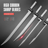 WellMall Cordless Electric Fillet Knife - Electric Fillet Knife for Fish with 4 Stainless Steel Blades, Cordless, with Safe Lock, Non-Slip Grip Handle WellMall