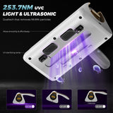 Mattress Vacuum Cleaner, UV Bed Vacuum Cleaner, 12KPa Powerful Suction with Hepa Filter for Dust, Pet Hair Handheld Mattress Deep Cleaner Effectively Clean Up Bed, Pillows, Cloth Sofas, Carpets MS.Tranquil