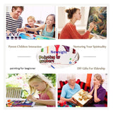 Newsight DIY Oil Painting Paintworks Paint by Number for Kids and Adults (16" x 20"Dolphin Bay) Newsight