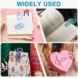 ToBeAce 12 Pcs Sublimation Paper Clips Jumbo Blanks, 4x2 Inch Acrylic Sublimation Paperclips Blanks Large, Personalized Paper Clips for Crafts, Gifts, Home, Office, School Use ToBeAce