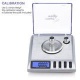 Smart Weigh GEM20-20g x 0.001 Grams, High Precision Digital Milligram Jewelry Scale, Reloading, Jewelry and Gems Scale, Calibration Weights and Tweezers Included Smart Weigh